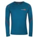 MW NDR mens merino long sleeve T-shirt blue melange