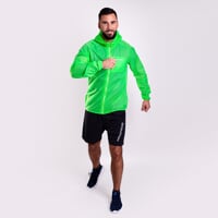 AERO LITE ultralightweight hooded jacket neon green
