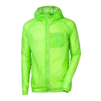 AERO LITE ultralightweight hooded jacket neon green