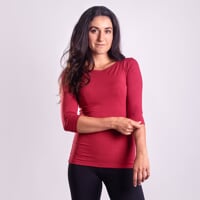 AKINA women's Bamboo T-shirt cherry