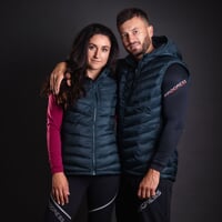 ALASKA VEST women's quilted vest petroleum