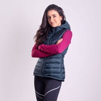 ALASKA VEST women's quilted vest petroleum