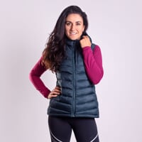 ALASKA VEST women's quilted vest petroleum