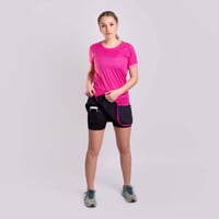 ALERTA women's sports skirt black/fuchsia