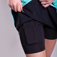 ALERTA women's sports skirt black/mint