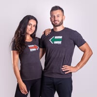 AROMA "KCT" women's outdoor T-shirt anthracite
