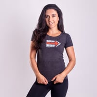 AROMA "KCT" women's outdoor T-shirt anthracite