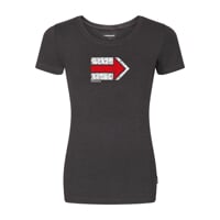 AROMA "KCT" women's outdoor T-shirt anthracite