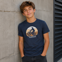 AROMATICO "BIKER" kid's T-shirt navy