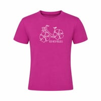 AROMATICO "FLOWBIKE" kid's T-shirt fuchsia
