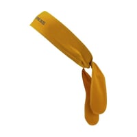 B CEL tie-back headband with bamboo mustard