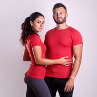 BA NKR women's functional T-shirt red