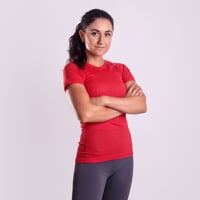 BA NKR women's functional T-shirt red