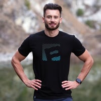 BARBAR "P" pánské triko s bambusem černá
