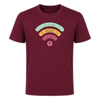 BRAM "SIGNAL" children's merino T-shirt black melnge