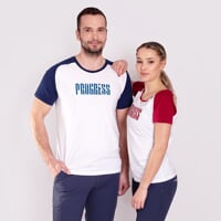 BRENDA ladie's bamboo T-shirt cherry/white