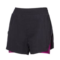 CARRERA SHOTS women's shorts 2in1 black/cherry