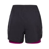 CARRERA SHOTS women's shorts 2in1 black/cherry