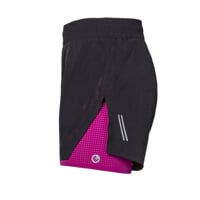 CARRERA SHOTS women's shorts 2in1 black/cherry