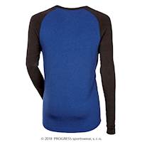 CC NDR mens functional long sleeve T-shirt anthracite/blue