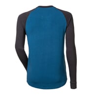 CC NDR mens functional long sleeve T-shirt anthracite/blue