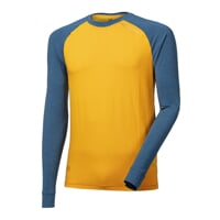CC NDR mens functional long sleeve T-shirt petroleum/curry