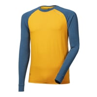 CC NDR mens functional long sleeve T-shirt petroleum/curry