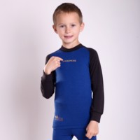 CC TDRD kids functional long sleeve T-shirt anthracite/blue