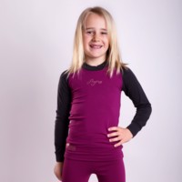 CC TDRD kids functional long sleeve T-shirt anthracite/blue