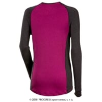CC NDRZ ladies functional long sleeve T-shirt anthracite/purple