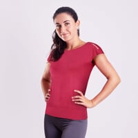 CHEEKY women's t-shirt made of coffee viscose fuchsia