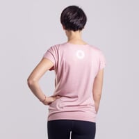 CHEEKY women's t-shirt made of coffee viscose pink