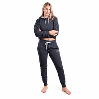 CLAUDIA women's bamboo sweatpants anthracite melange