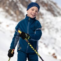 COOLIO JKT kids softshell jacket navy/china blue