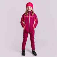 COOLIO PANTS kid's winter elastic pants wine red/pink