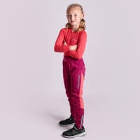 COOLIO PANTS kid's winter elastic pants wine red/pink