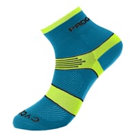CYCLING socks petroleum/lime