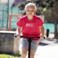 DEPORTO kids sports T-shirt pink