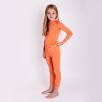 E NDRD kids bamboo long sleeve T-shirt black/yellow sew.