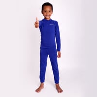 E NDRD kids bamboo long sleeve T-shirt black/yellow sew.