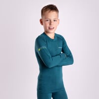 E NDRD kids bamboo long sleeve T-shirt green