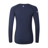 E NDRZ ladies bamboo long sleeve T-shirt navy