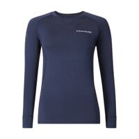 E NDRZ ladies bamboo long sleeve T-shirt navy