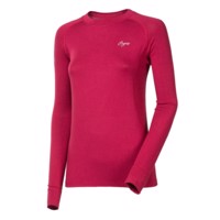 E NDRZ ladies bamboo long sleeve T-shirt black/purple sew.