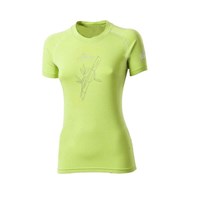 E NKRZ ladies bamboo short sleeve T-shirt black/purple sew.
