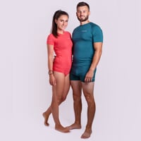 E NKRZ ladies bamboo short sleeve T-shirt strawberry