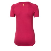 E NKRZ ladies bamboo short sleeve T-shirt black/purple sew.