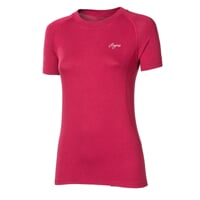 E NKRZ ladies bamboo short sleeve T-shirt black/purple sew.