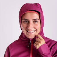 ELITE LADY multifunctional jacket wine red/pink