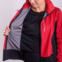FOLGARIA women's cycling jacket red/black